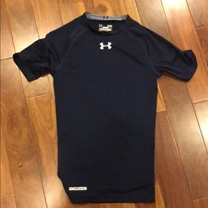 Under armour compression short sleeve shirt navy
